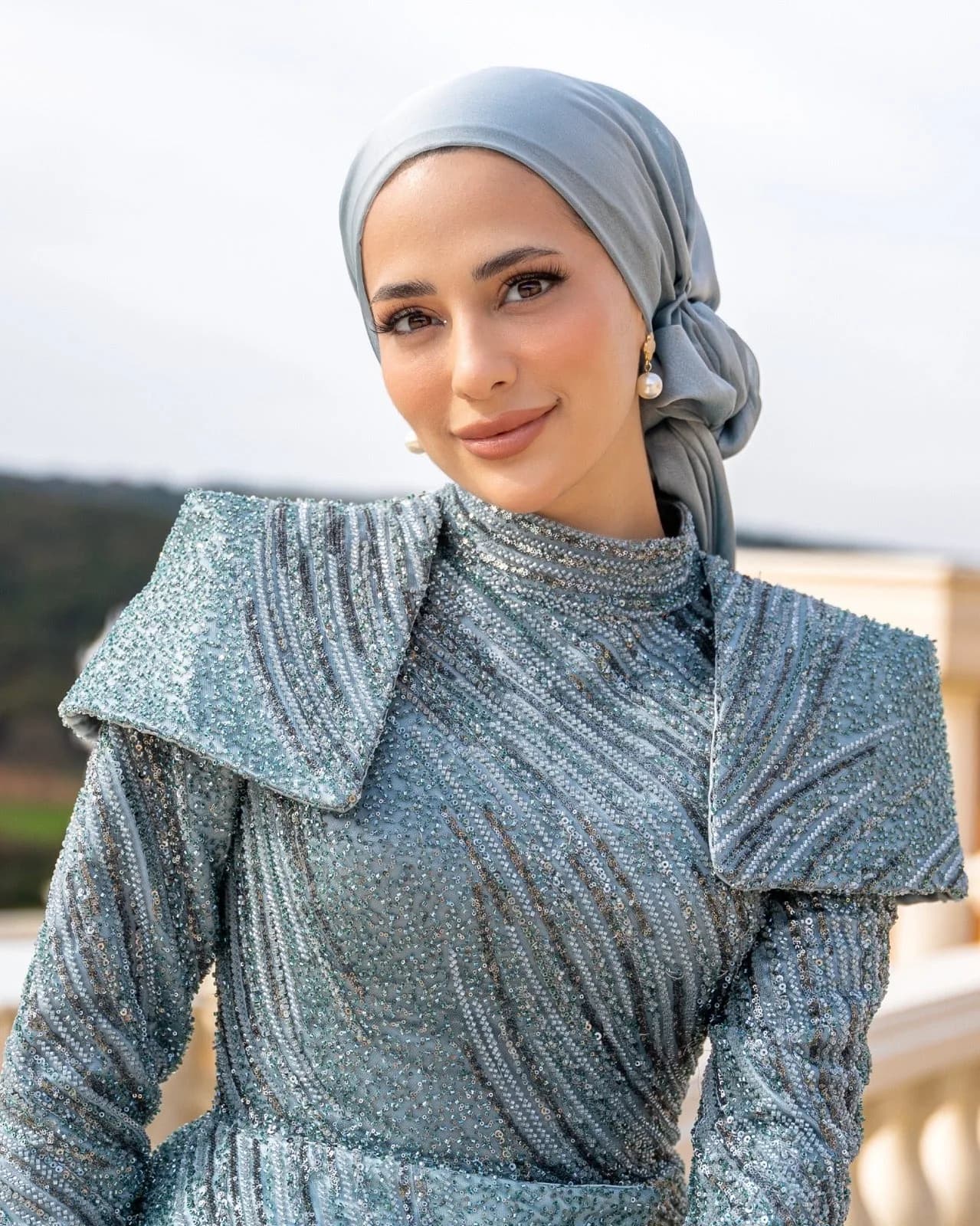 Aleyna Blue Dress — görsel 3