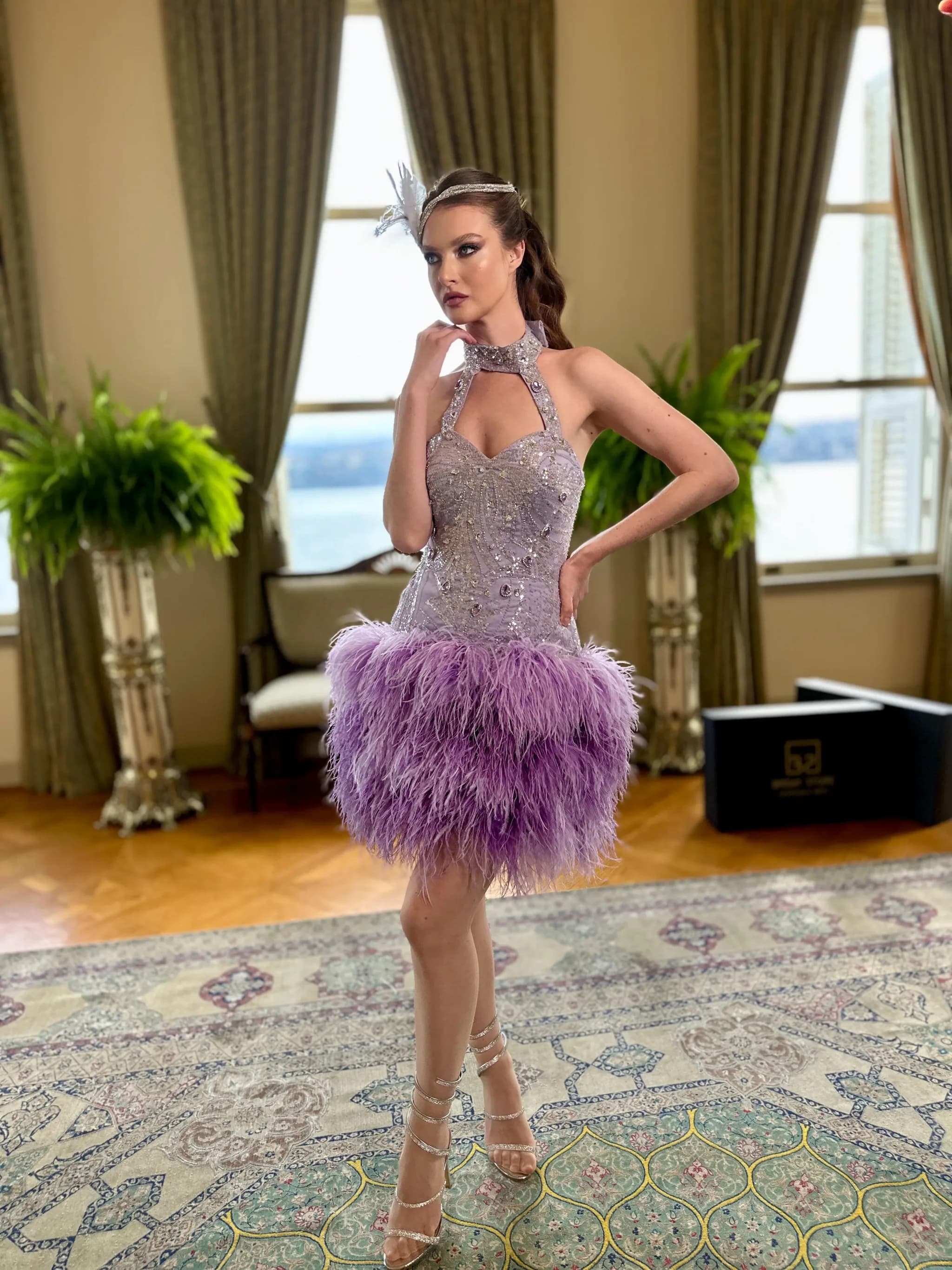 BELLA TÜYLÜ AFTER ELBİSE — görsel 5