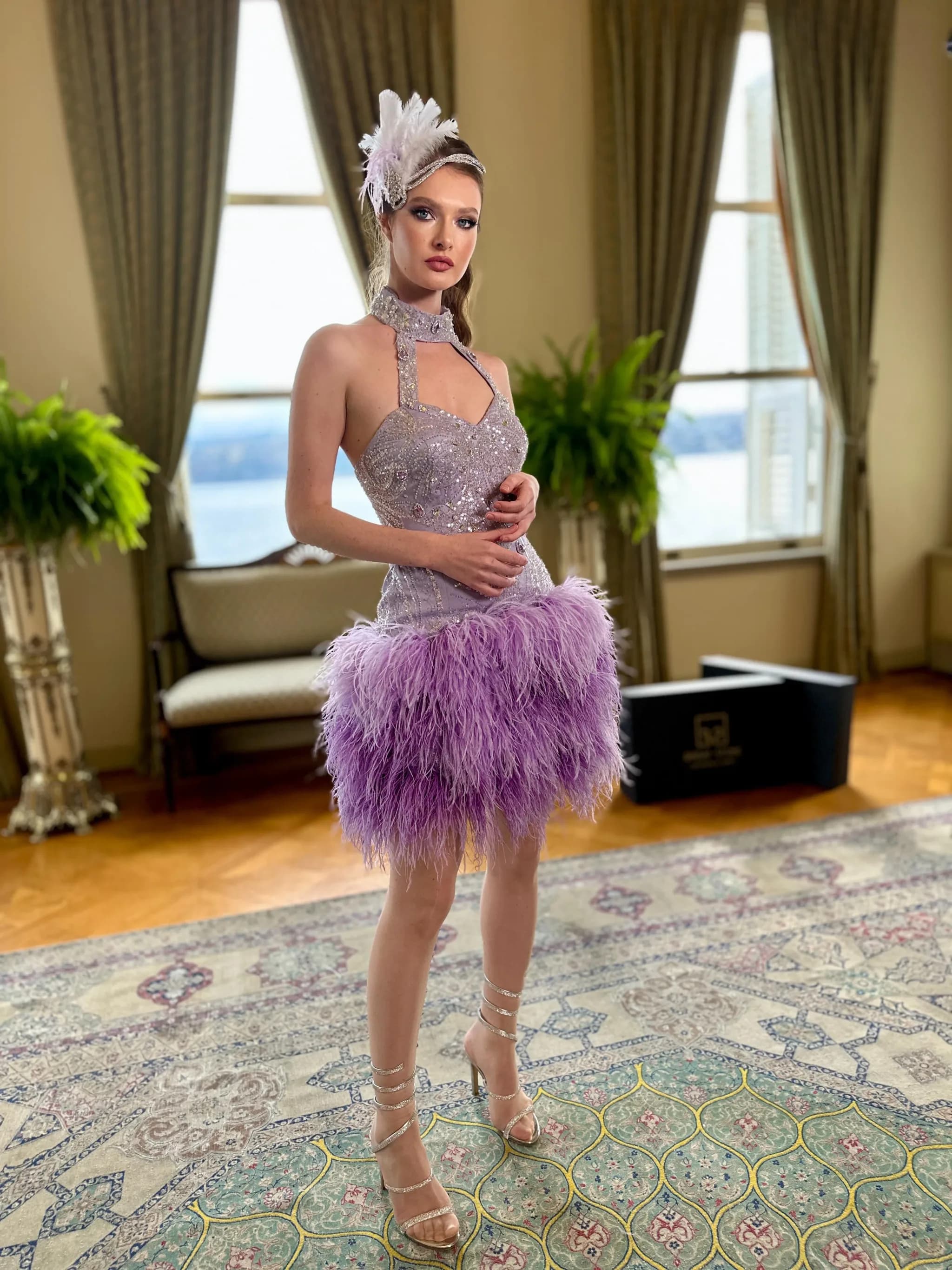 BELLA TÜYLÜ AFTER ELBİSE — görsel 4