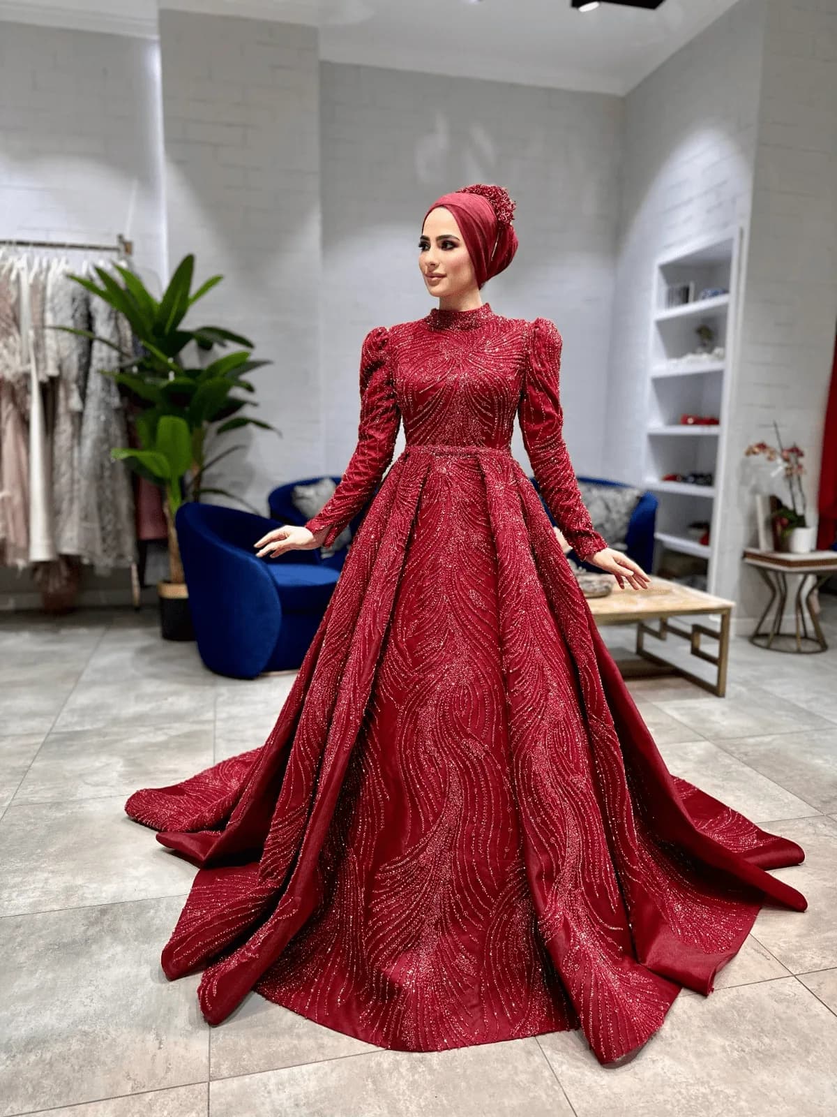 Bordo Pileli Kınalık