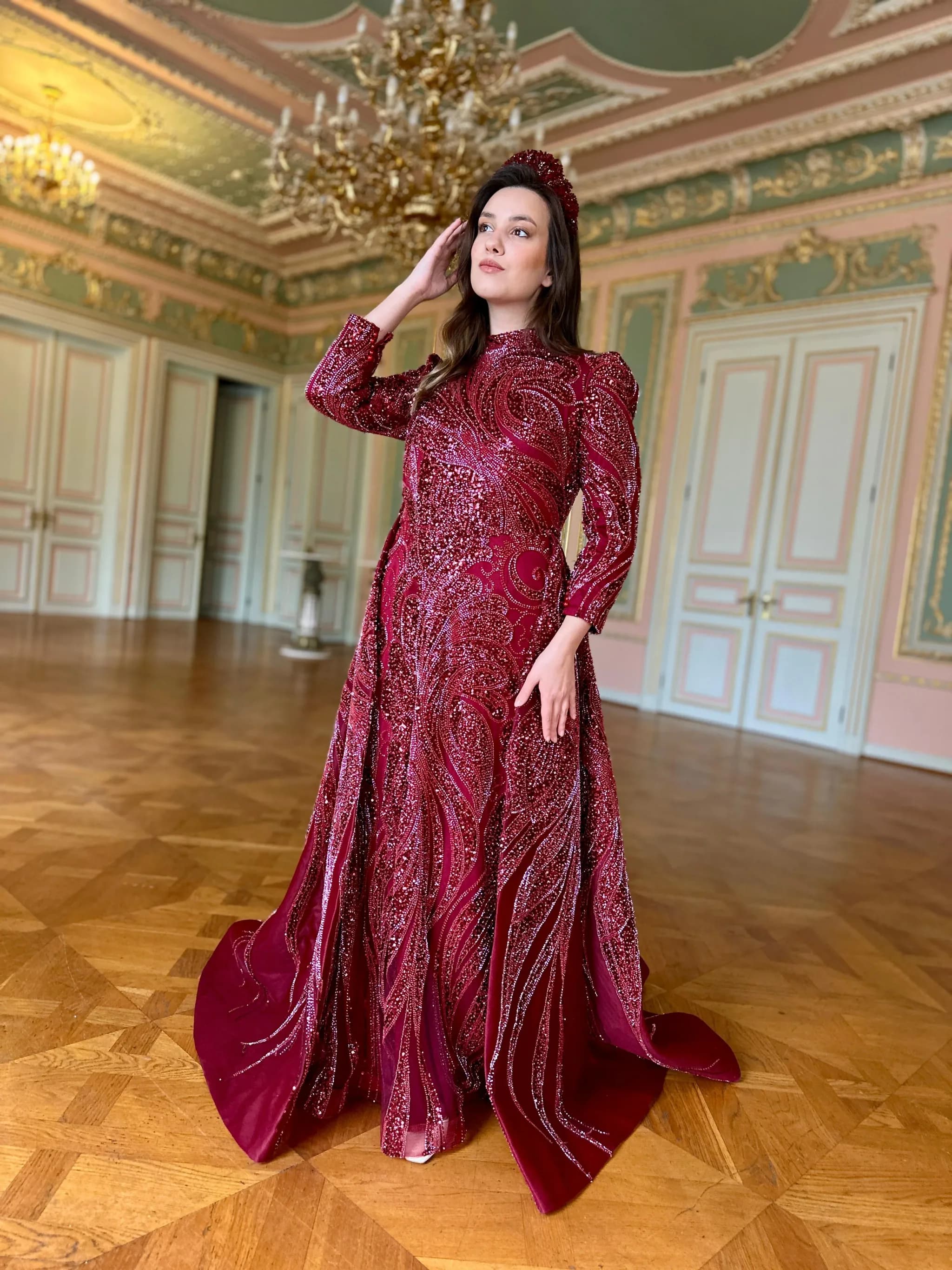 ESRA Detachable Henna Dress — görsel 2