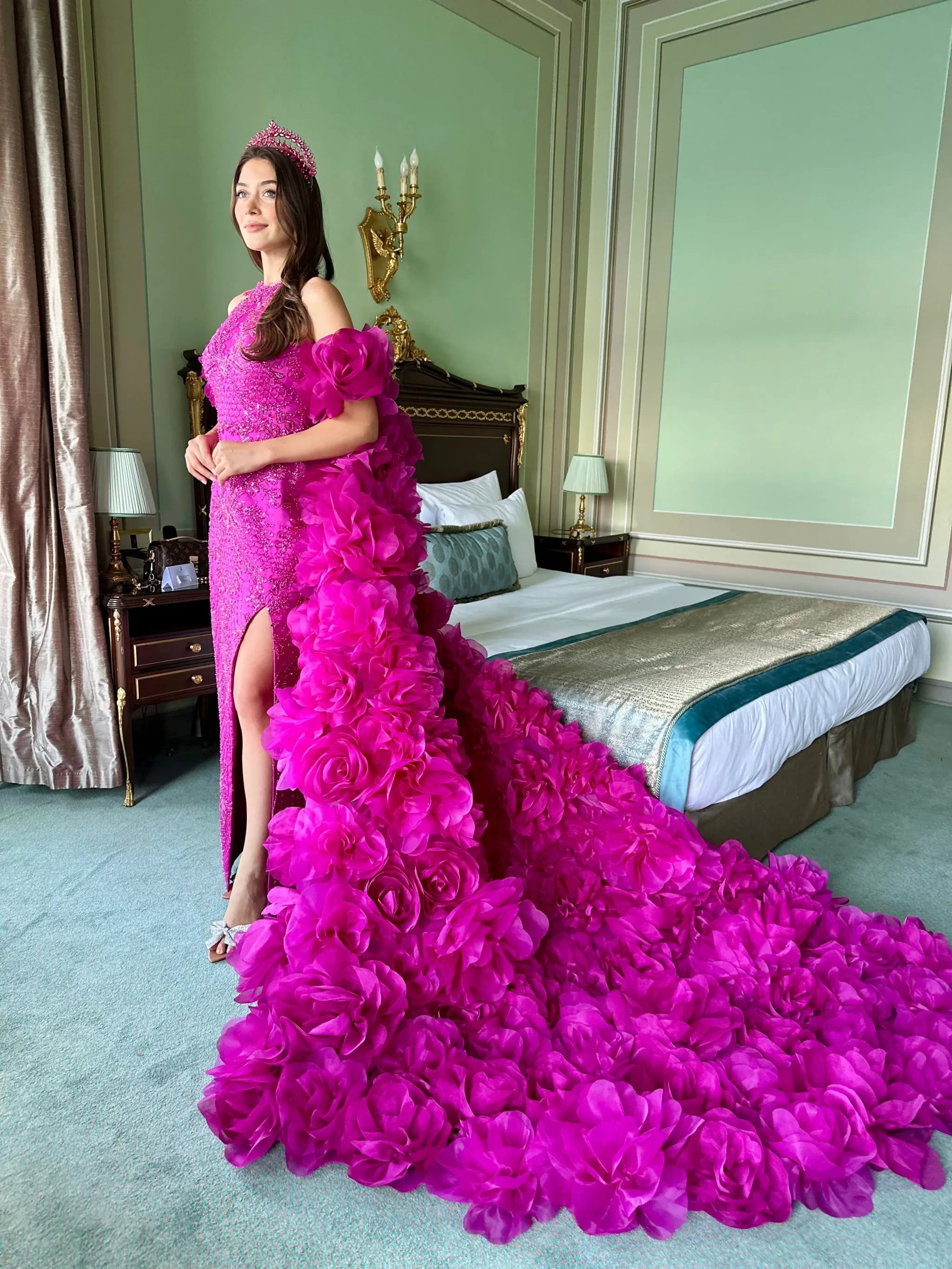 FLAME Fuchsia After-Party Dress — görsel 4