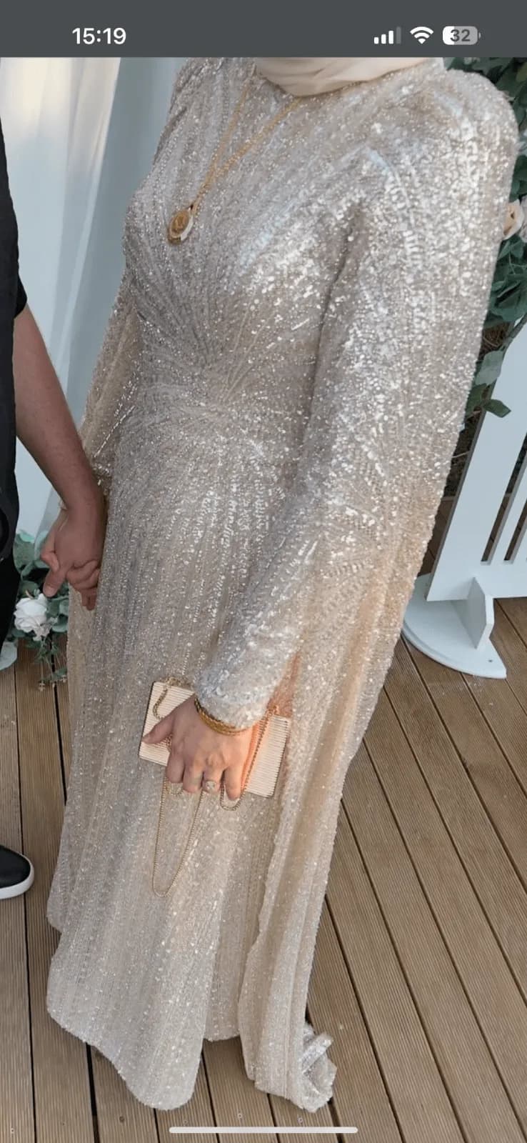 Güneş Gold Dress — görsel 3