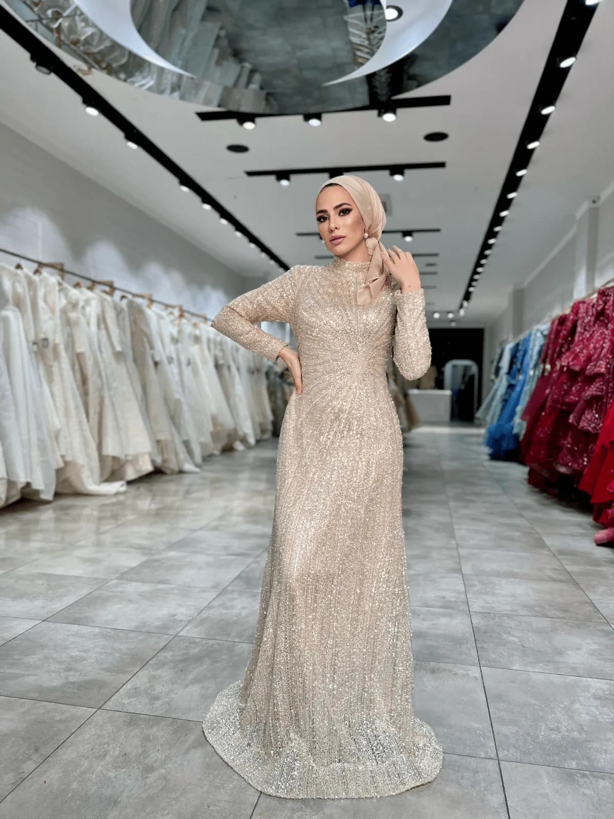 Güneş Gold Dress — görsel 4