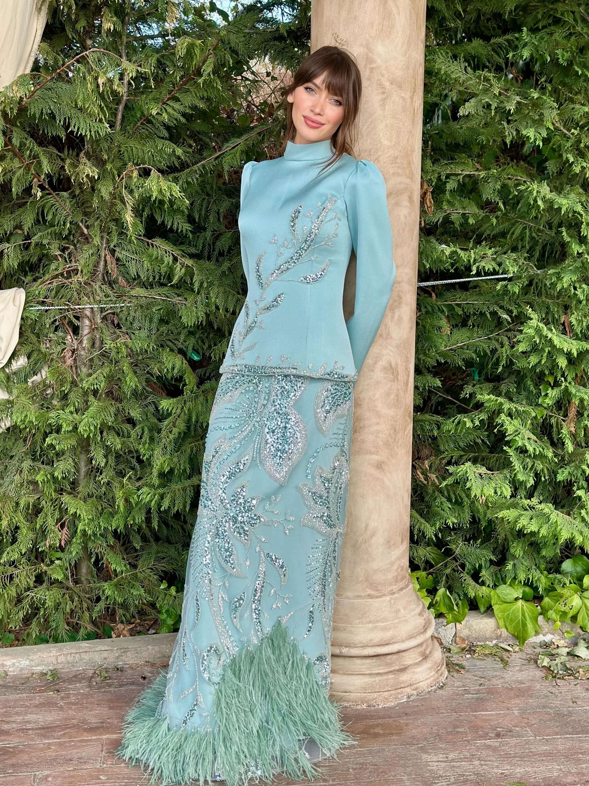 HELEN TÜYLÜ Elbise — görsel 6