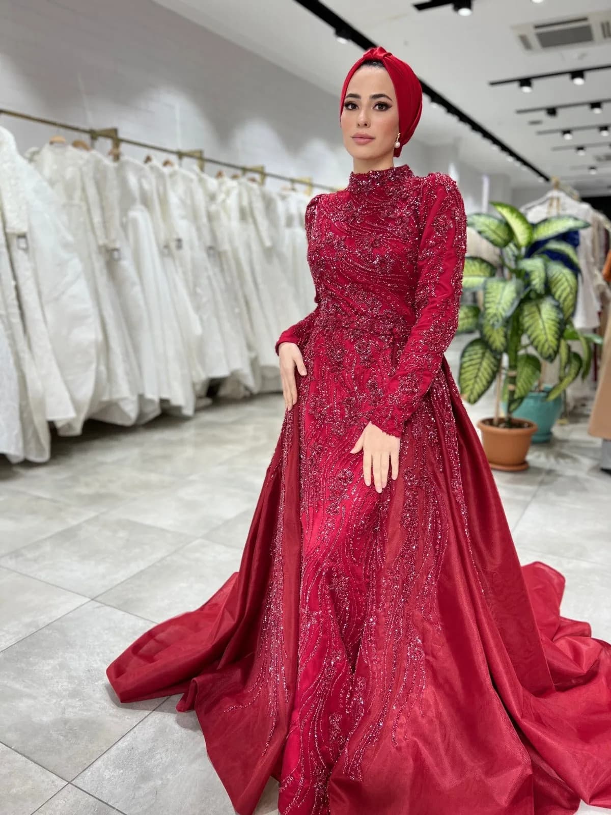 LALE Detachable Henna Dress — görsel 4