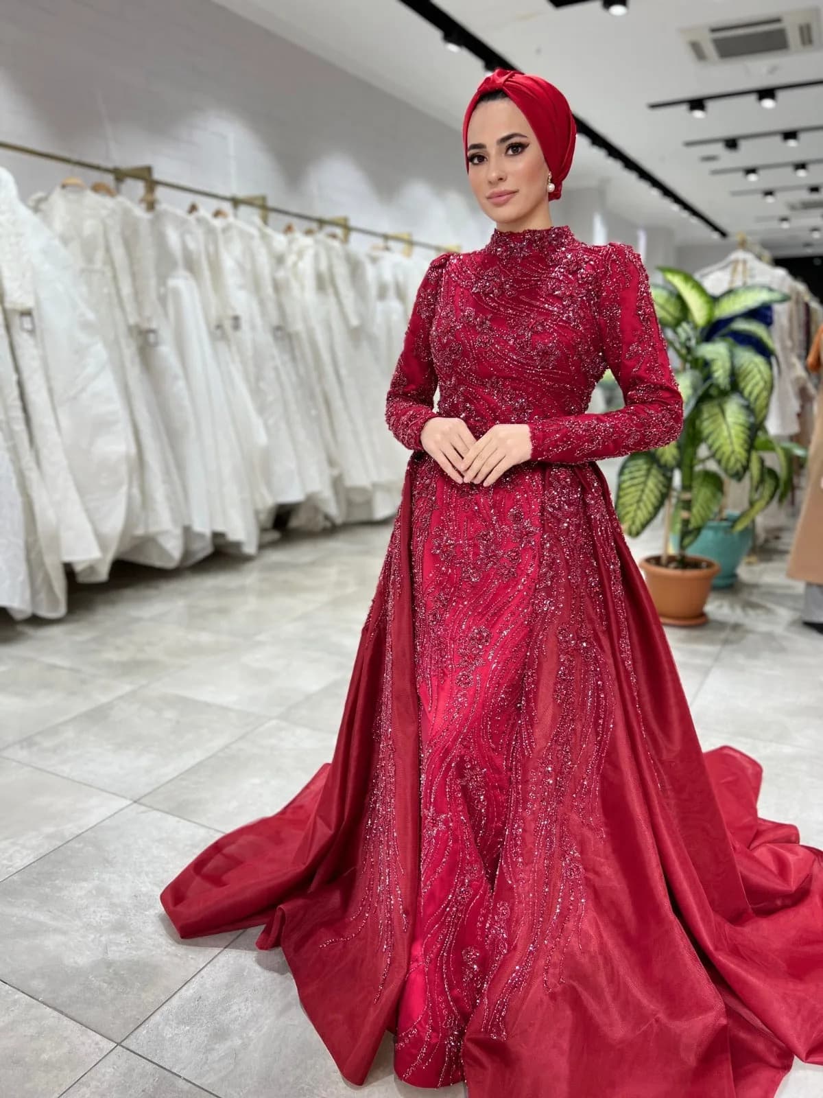 LALE Detachable Henna Dress — görsel 3