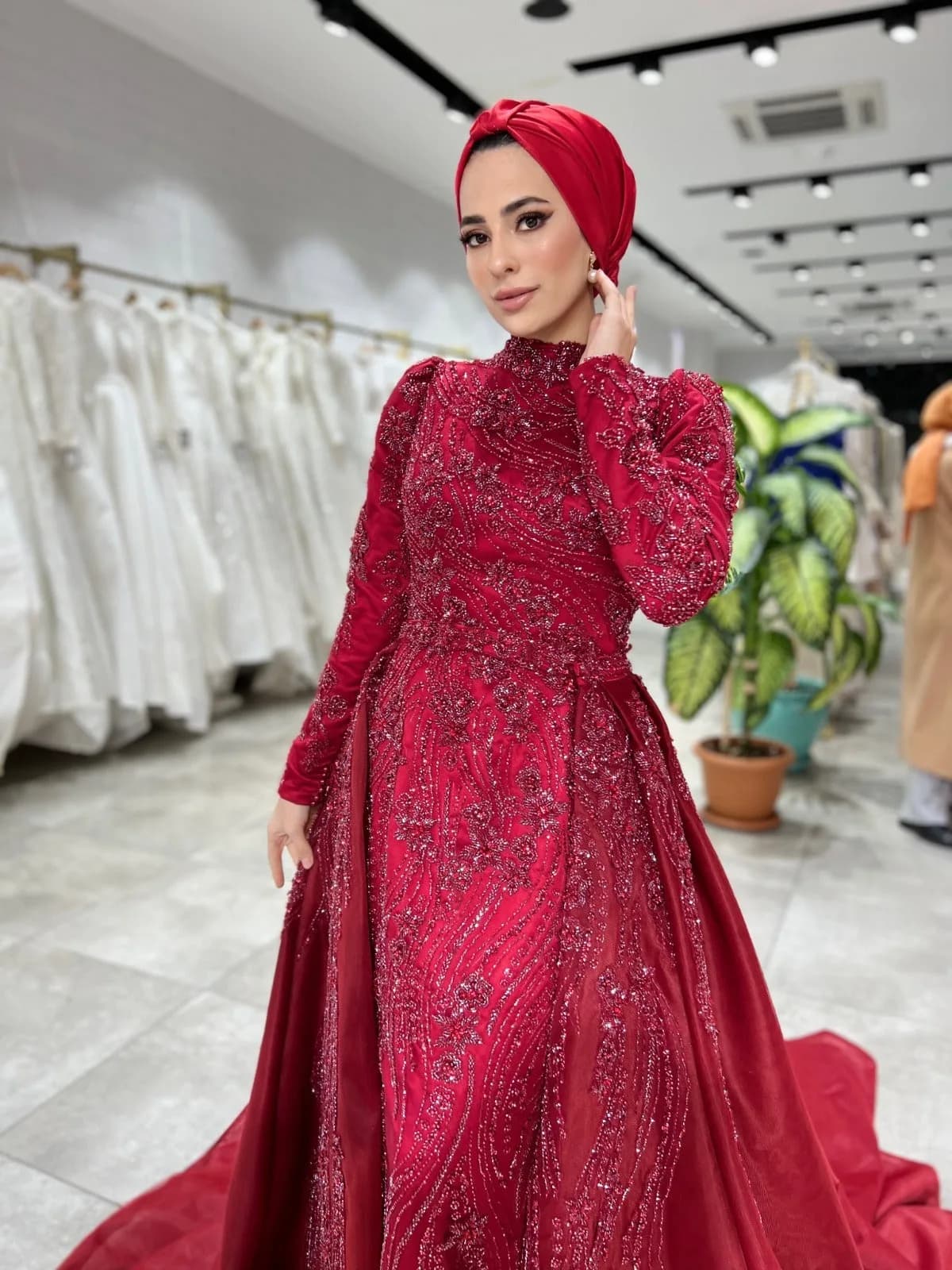 LALE Detachable Henna Dress — görsel 2