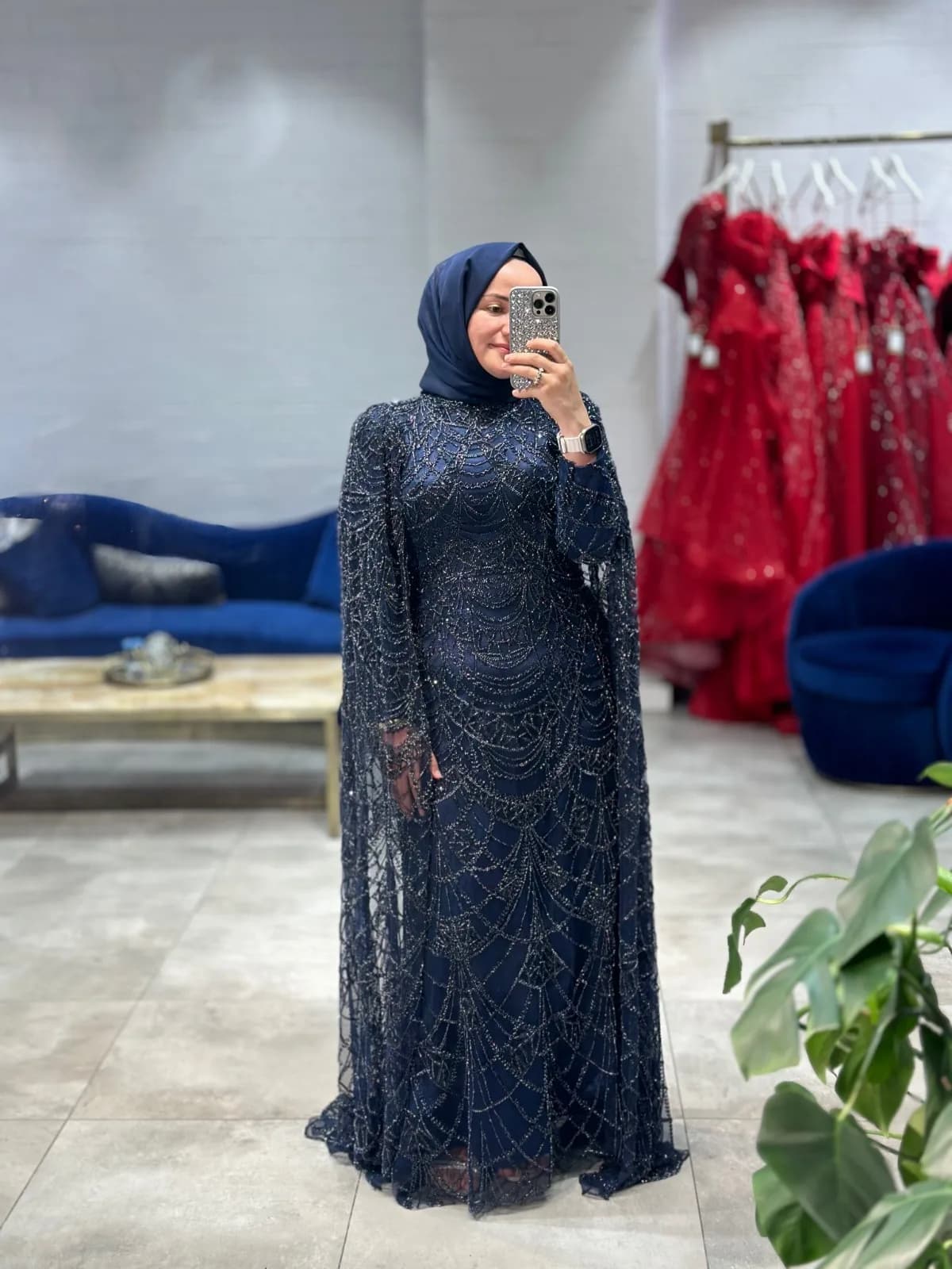 MİRA Cape Dress — görsel 2