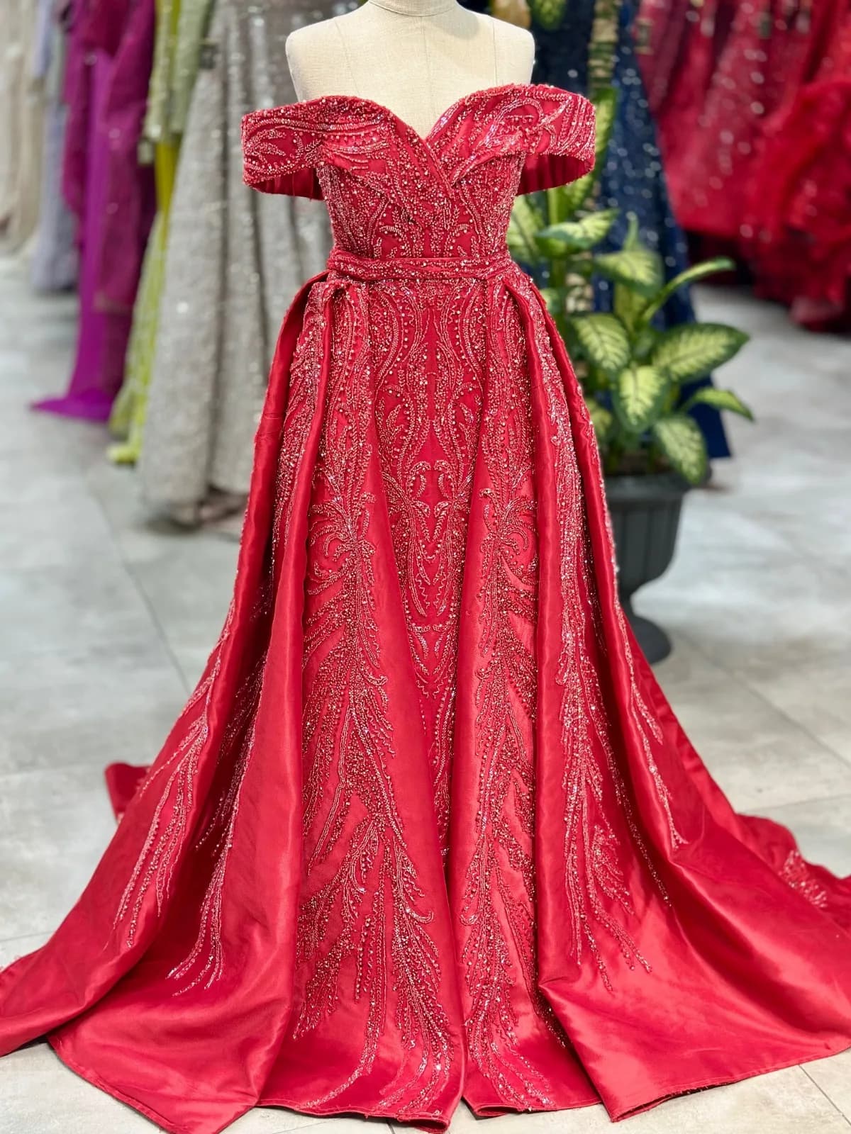 NARİN Detachable Henna Dress — görsel 4