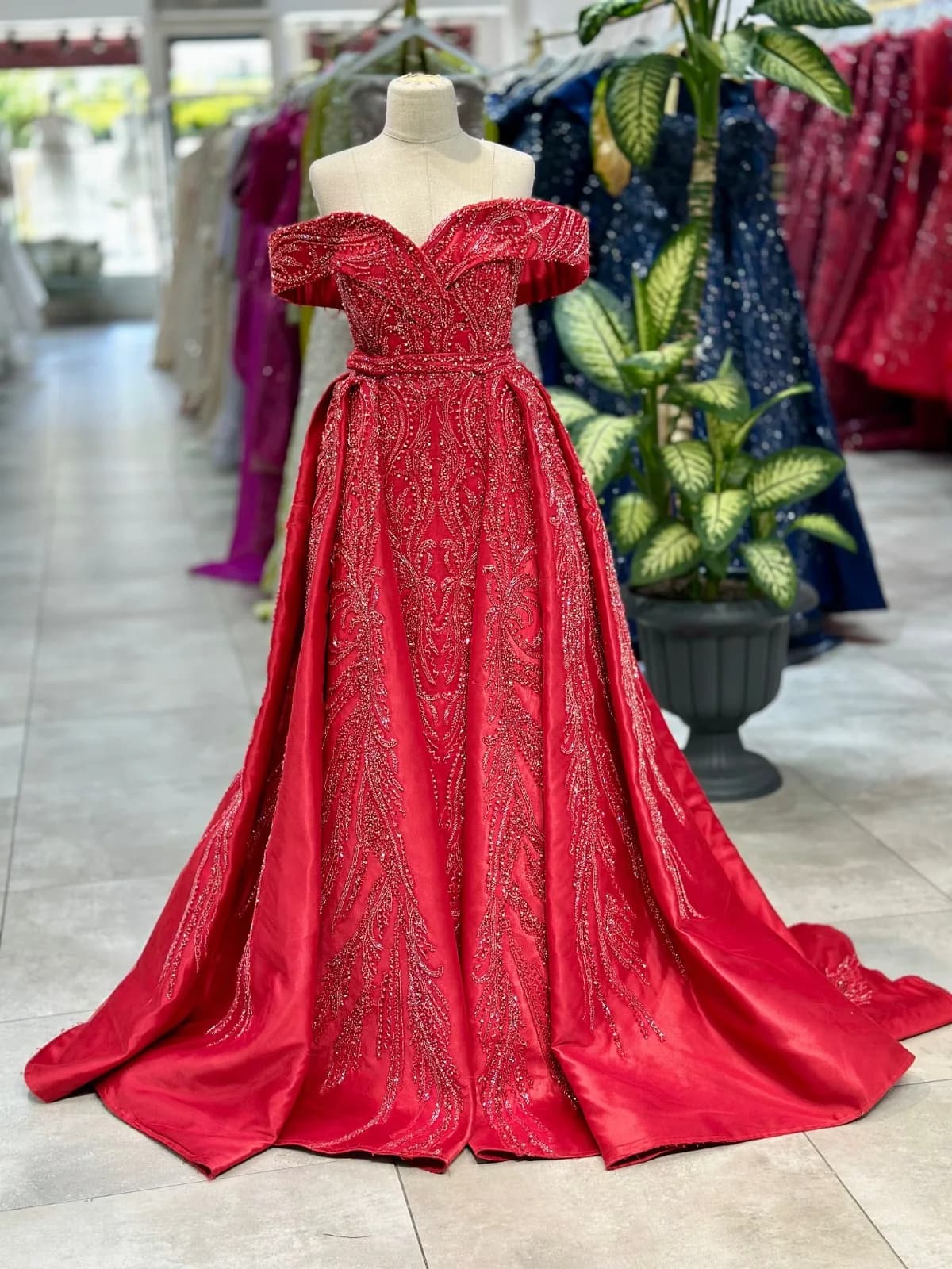 NARİN Detachable Henna Dress — görsel 2