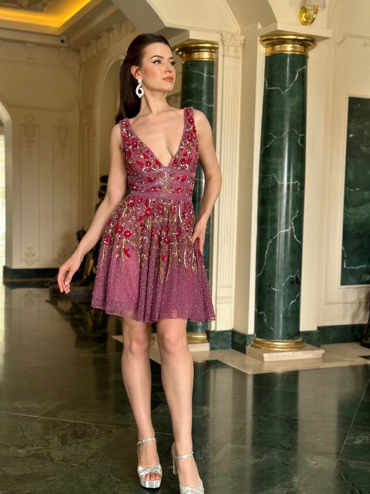 ZÜMRA Pink After-Party Dress — görsel 2