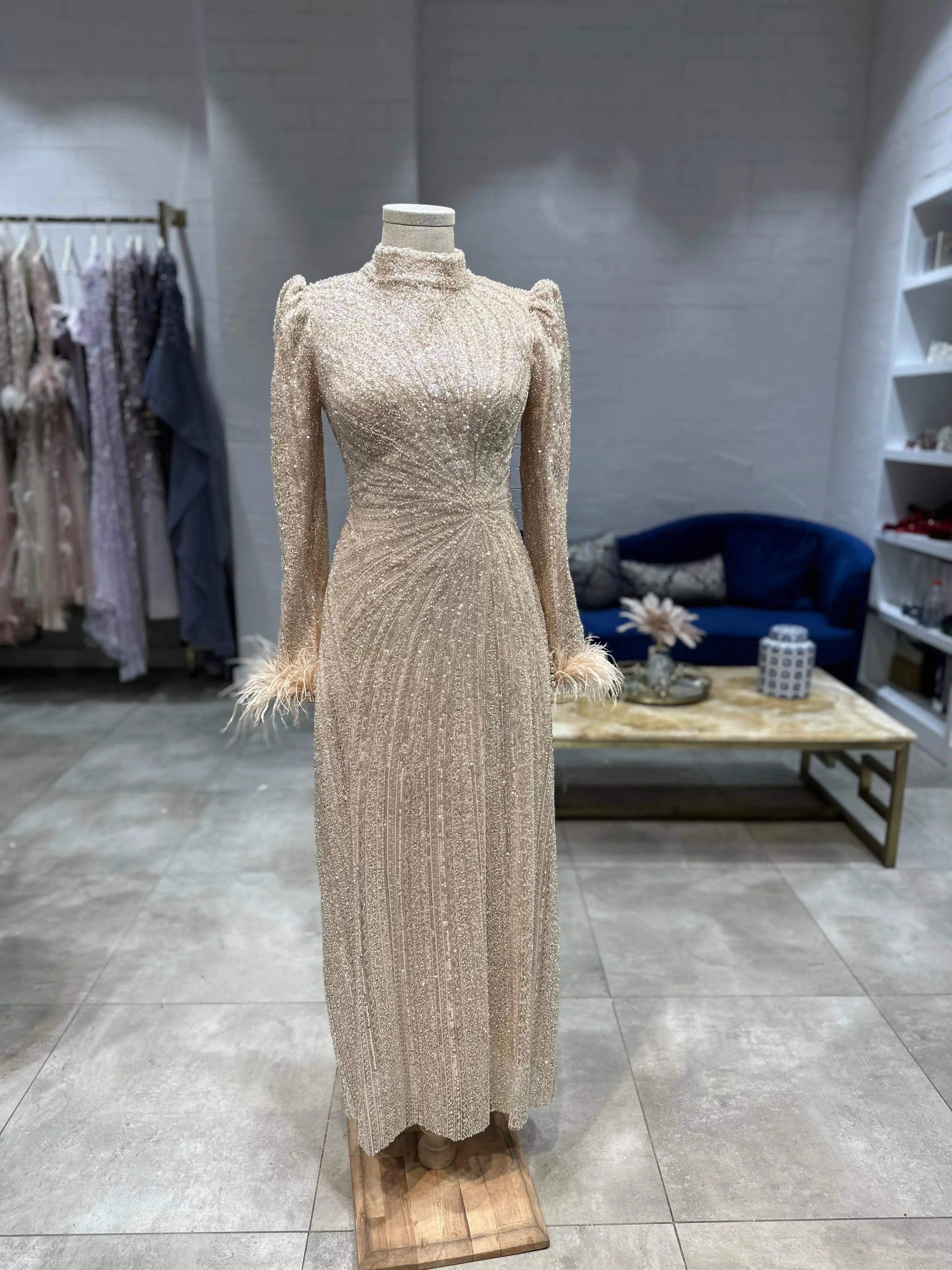 GÜNEŞ Bilekboy Abiye Elbise