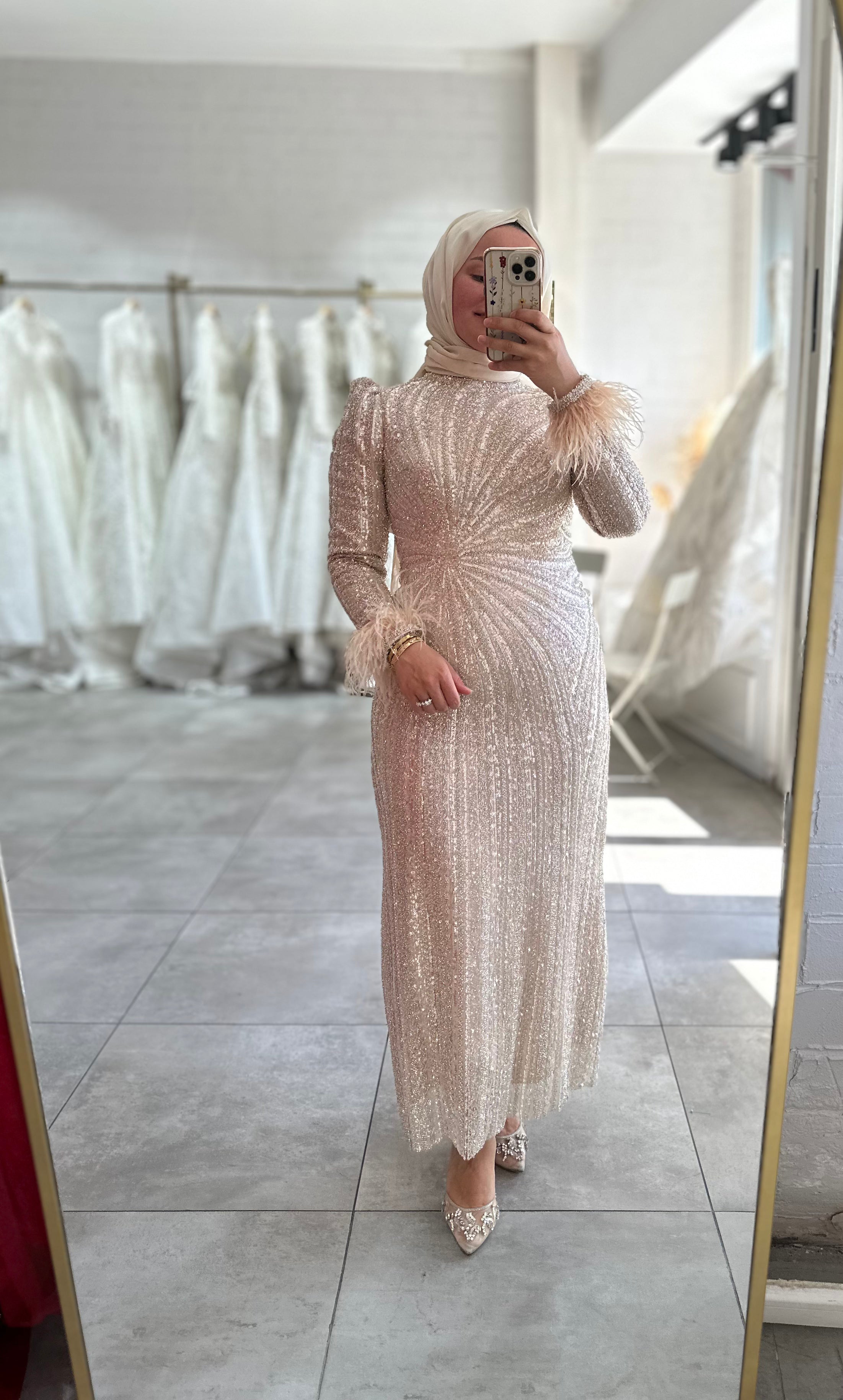 GÜNEŞ Bilekboy Abiye Elbise