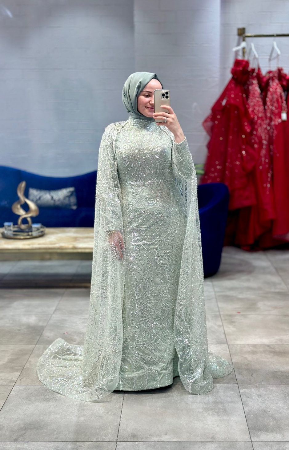 BELİNAY Pelerin Elbise