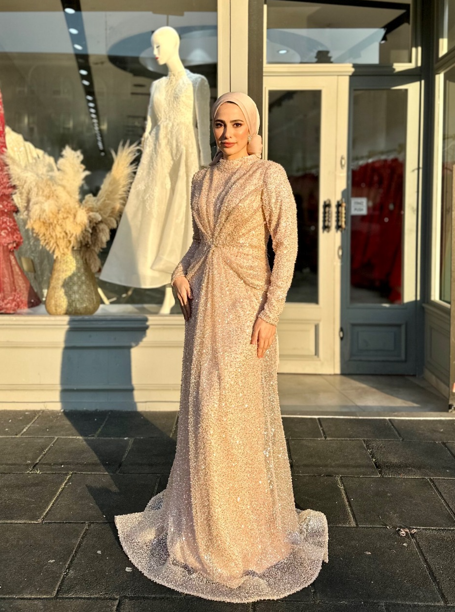 Aleyna Gold Abiye