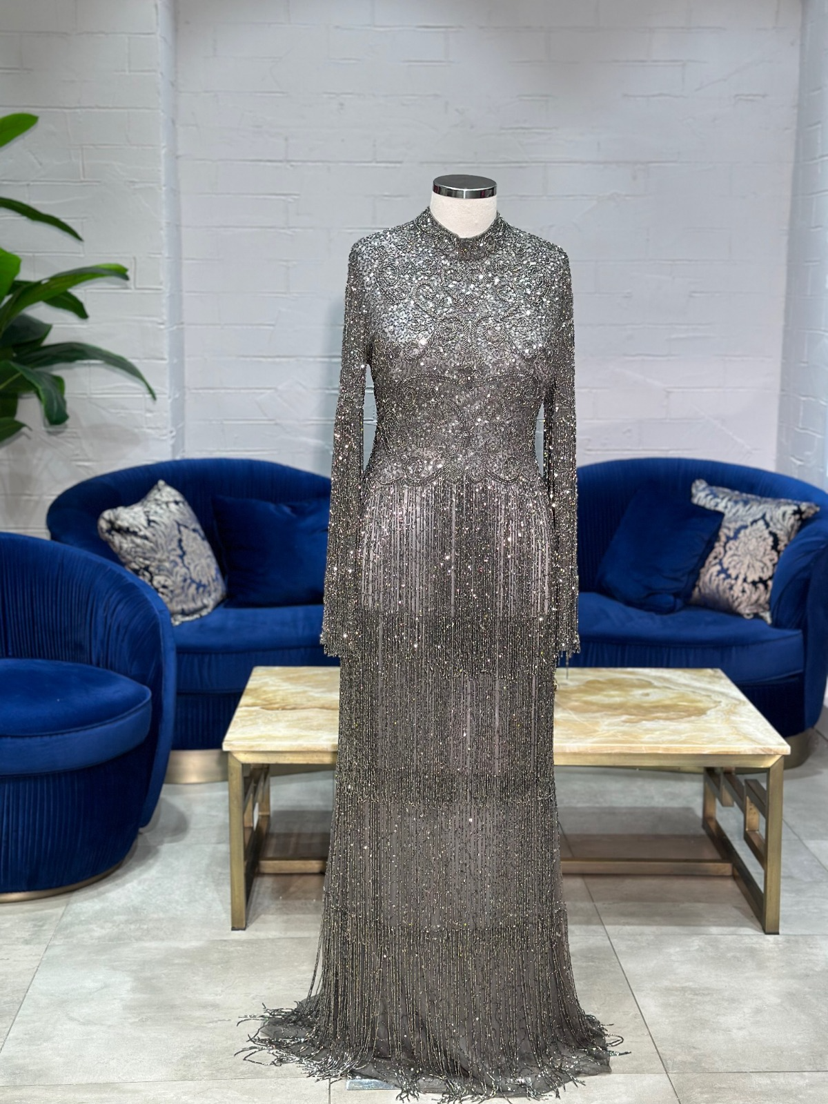 Sena Gri After Elbise