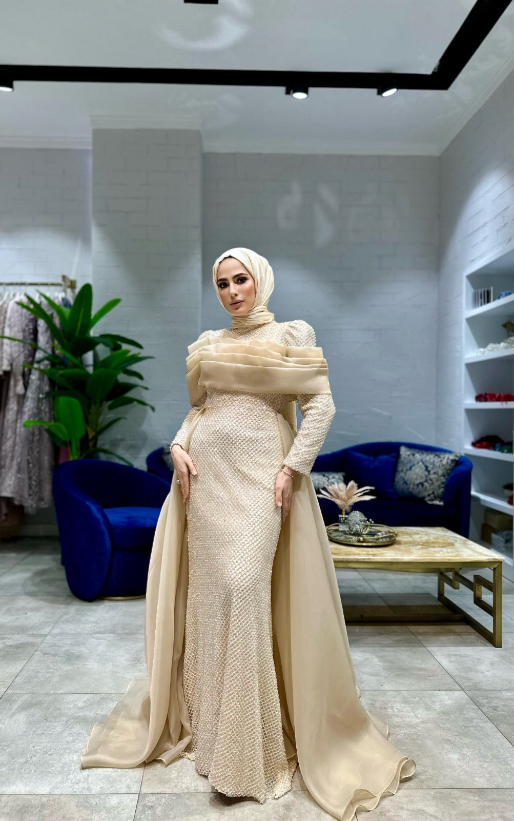 Lina Gold Elbise