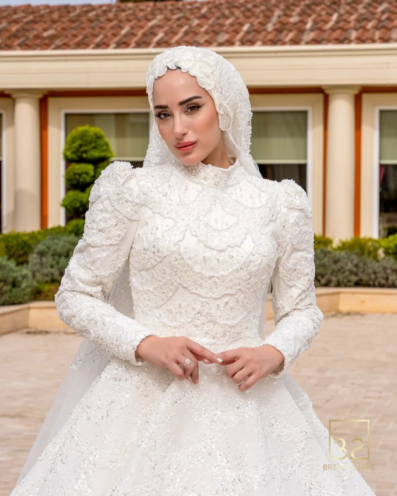 Viola Volanlı Gelinlik