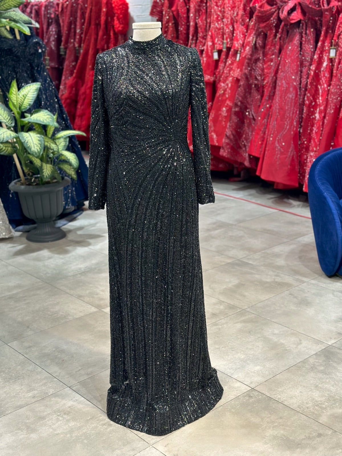 Siyah Güneş Elbise