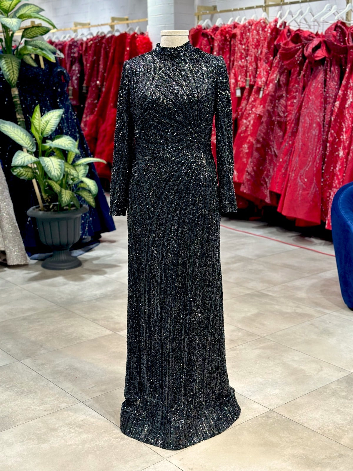 Siyah Güneş Elbise