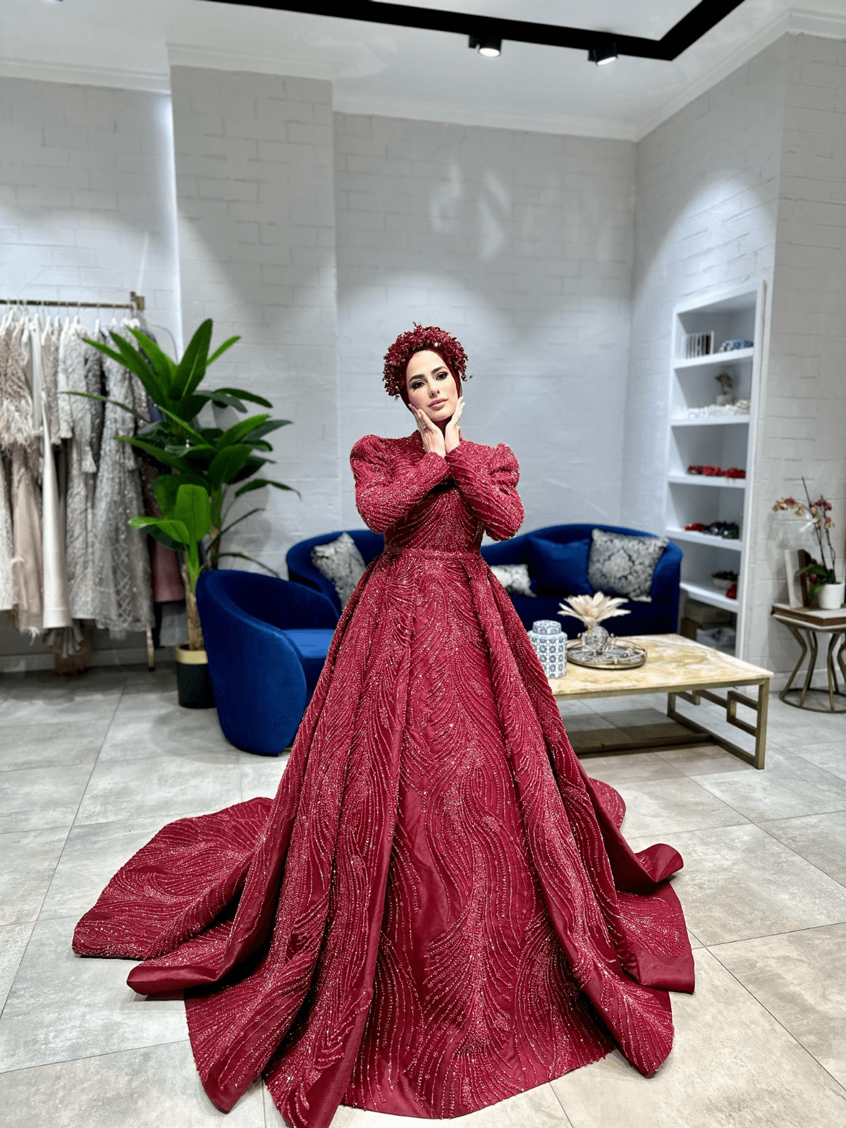 Bordo Pileli Kınalık