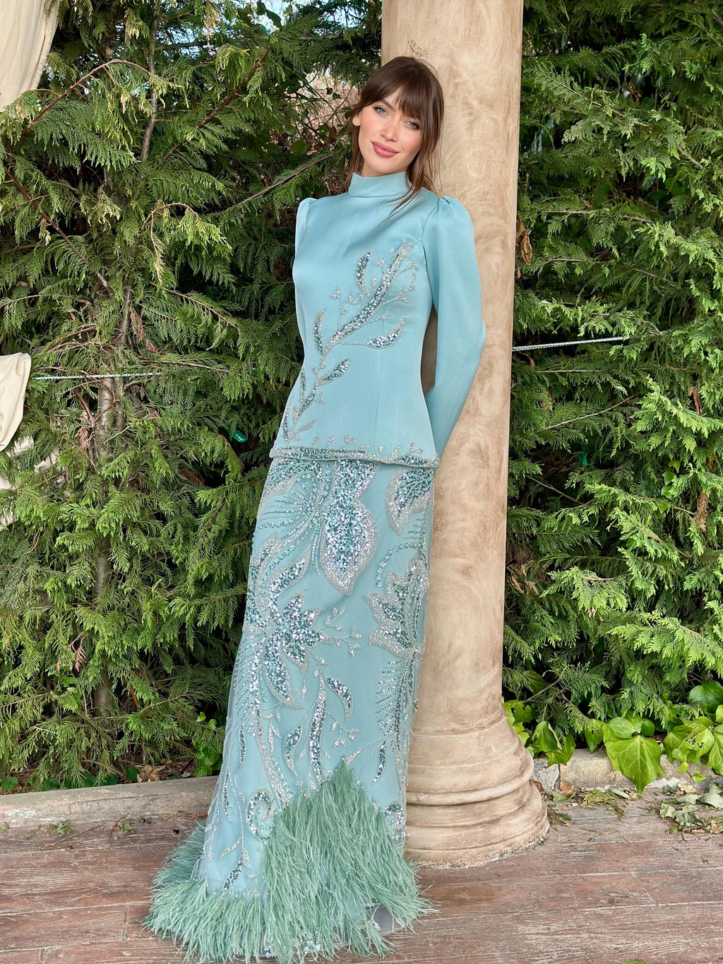 HELEN TÜYLÜ Elbise