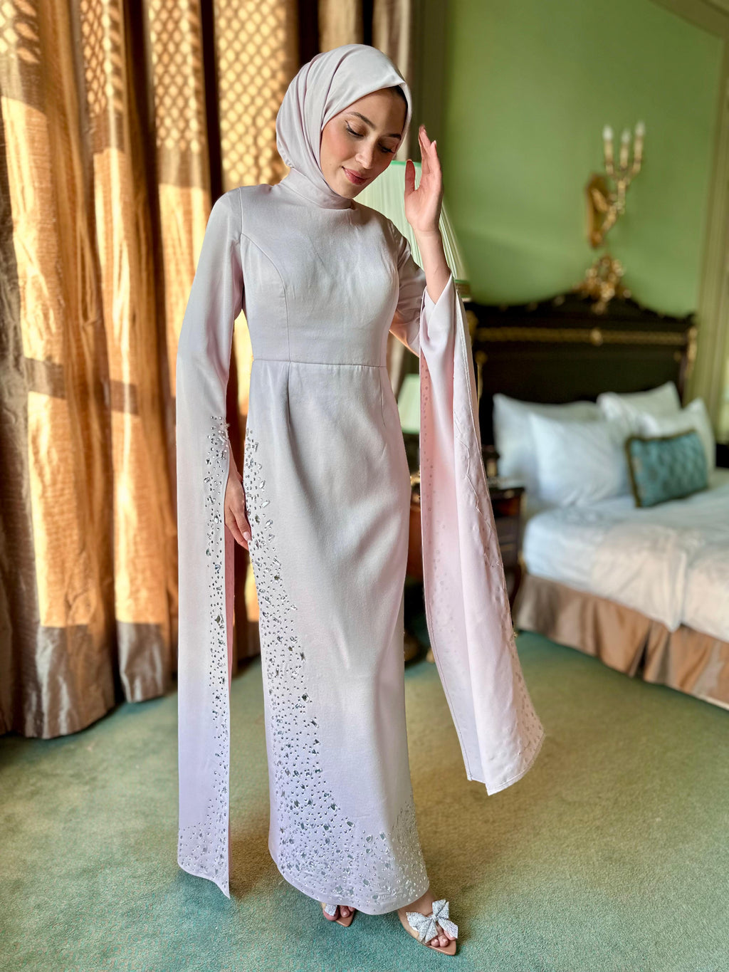 RÜMEYSA Pembe Elbise